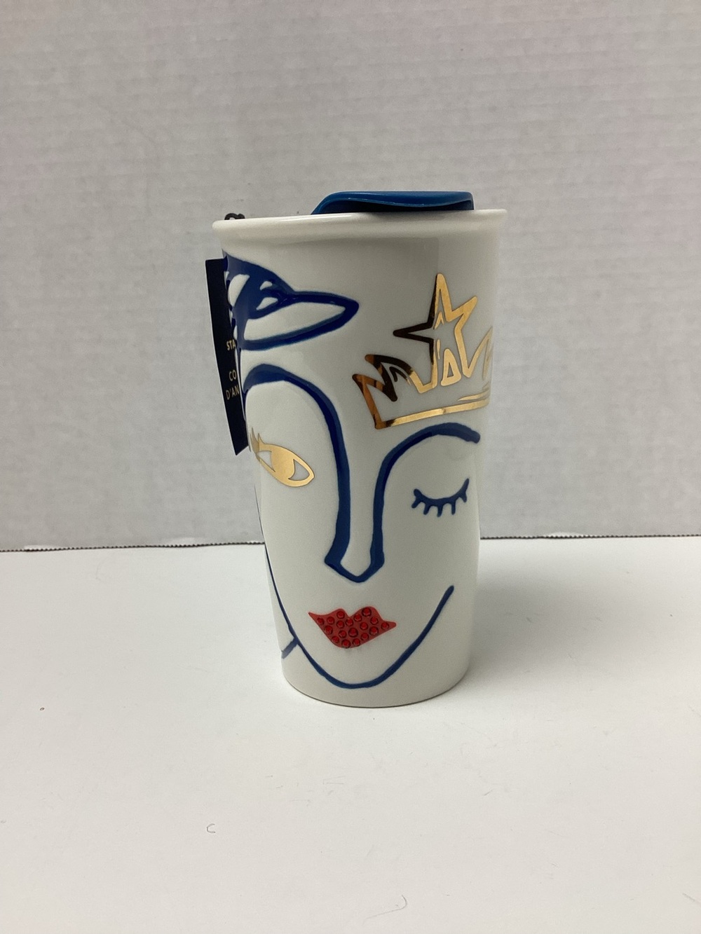 Starbucks 2016 Anniversary Siren Face Travel Tumbler. NWT